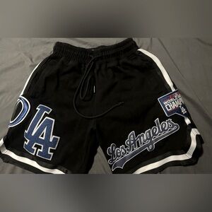 Dodgers Black Shorts